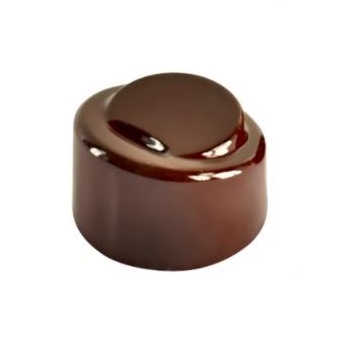 Deco-Relief Asymetric Round Praline Polycarbonate Chocolate Mould